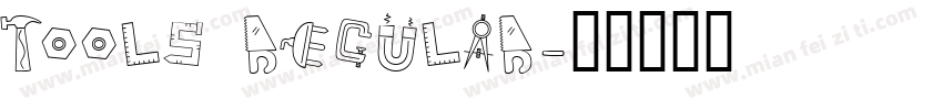 tools regular字体转换